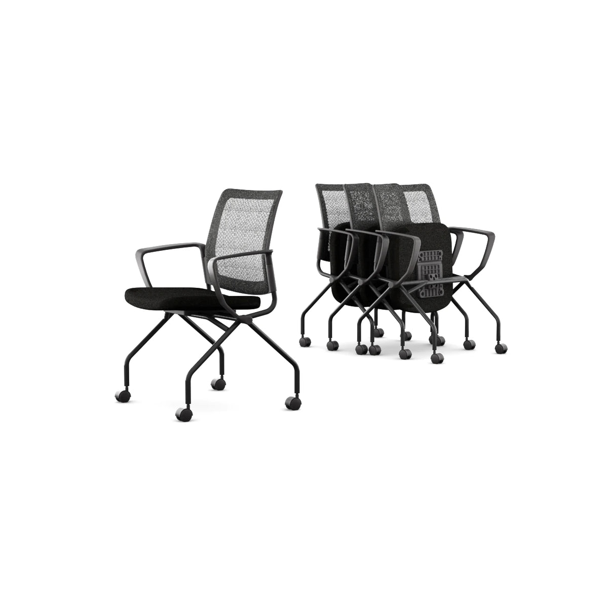 Neutral Posture Merge Nesting Guest Chair
