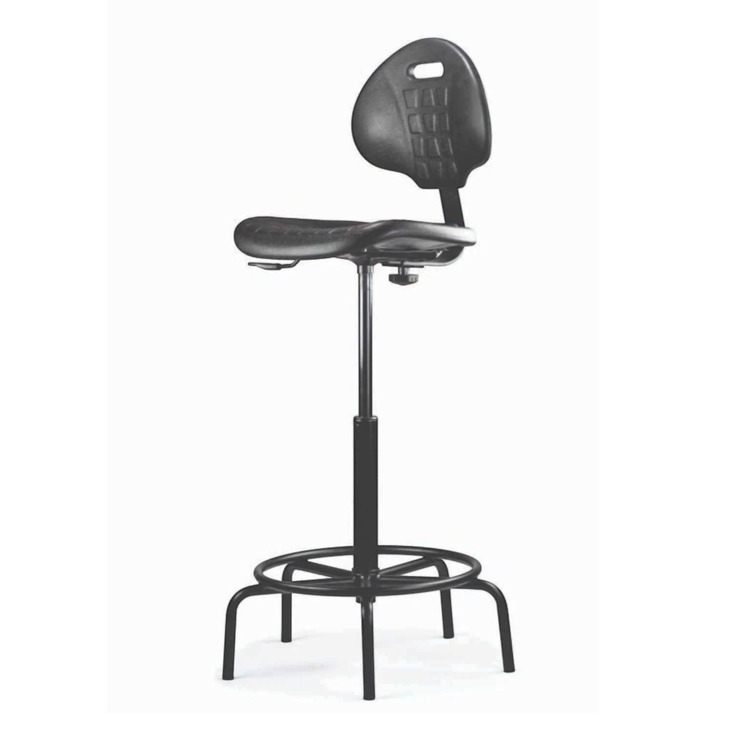 Neutral Posture Geo Urethane Industrial Stool