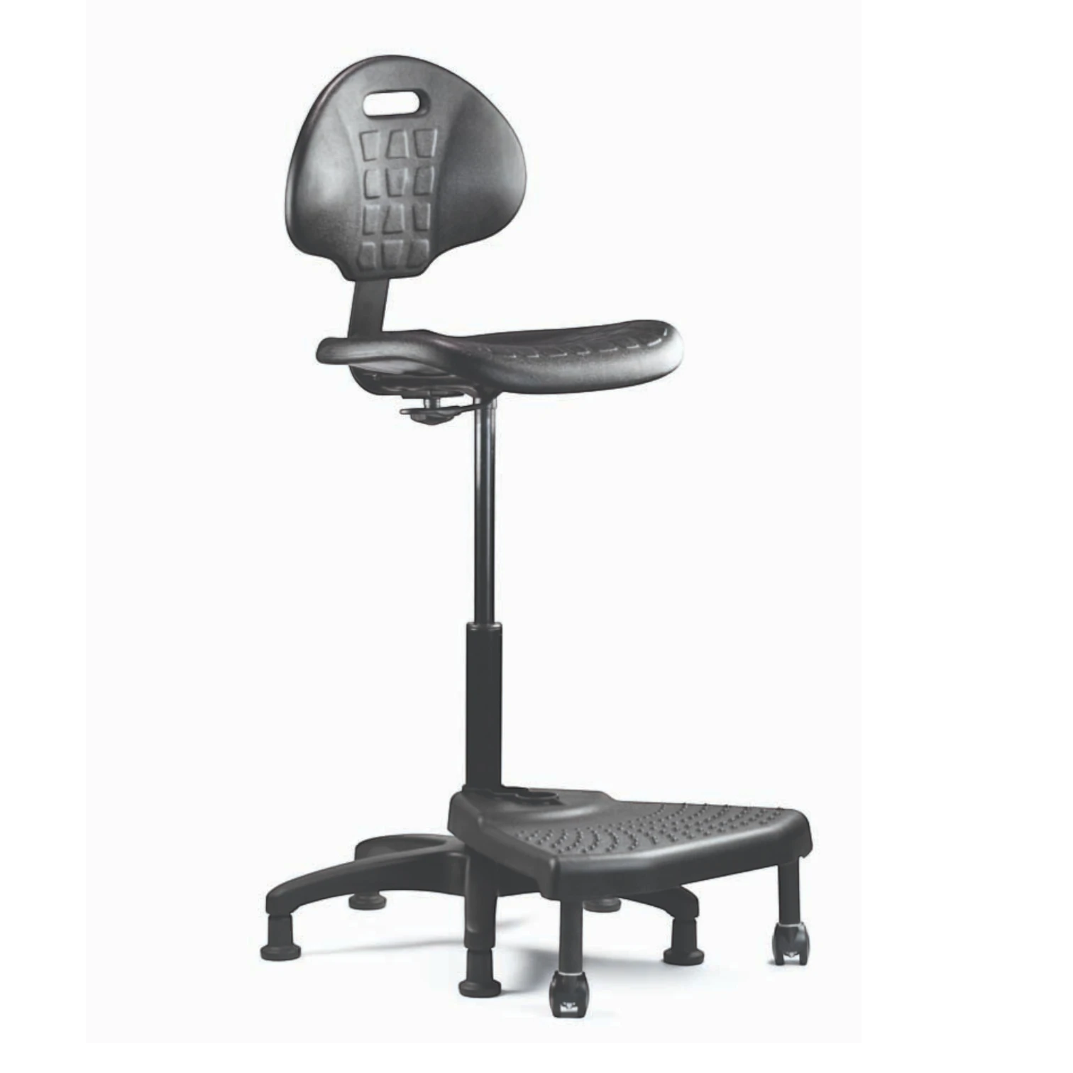 Neutral Posture Geo Urethane Industrial Stool