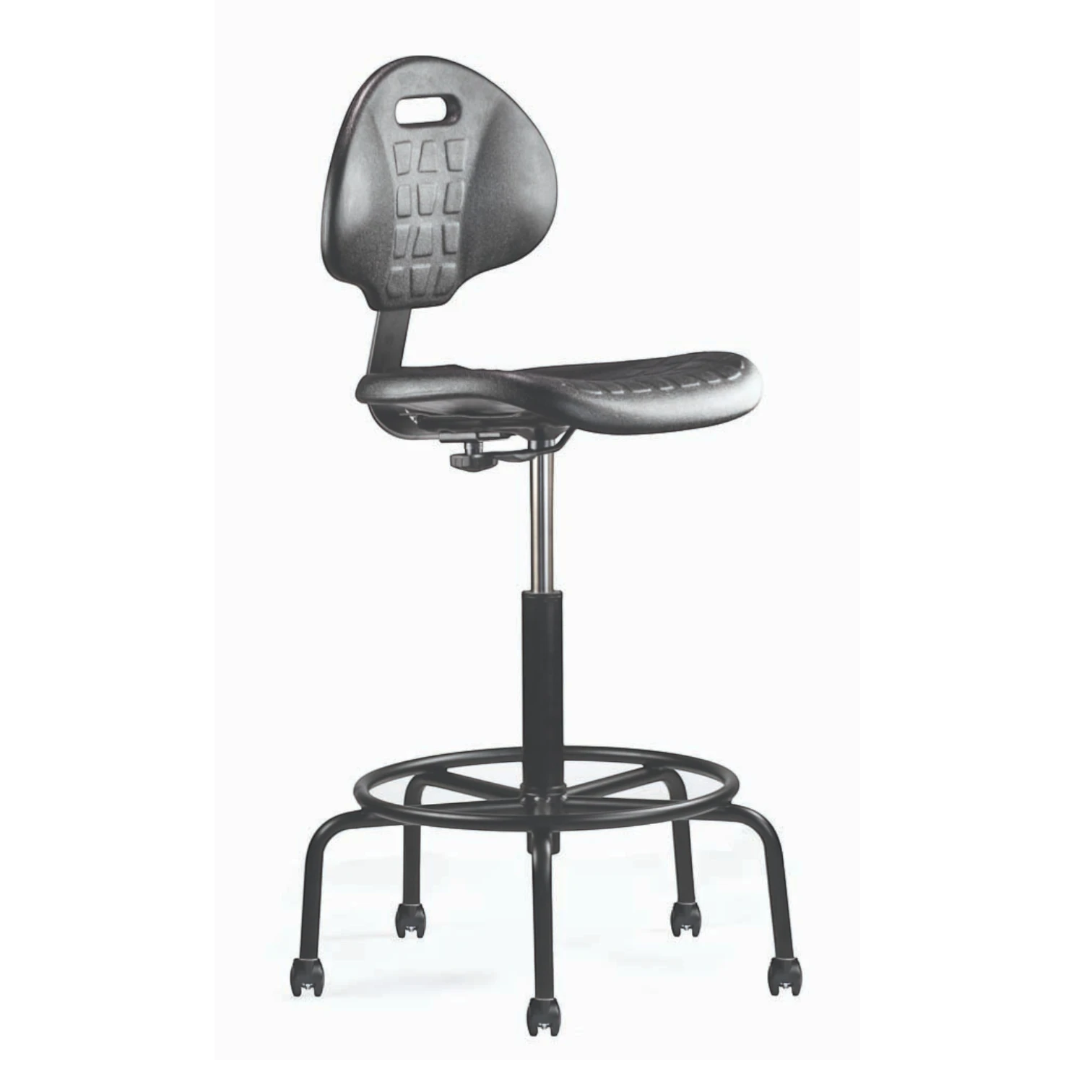 Neutral Posture Geo Urethane Industrial Stool