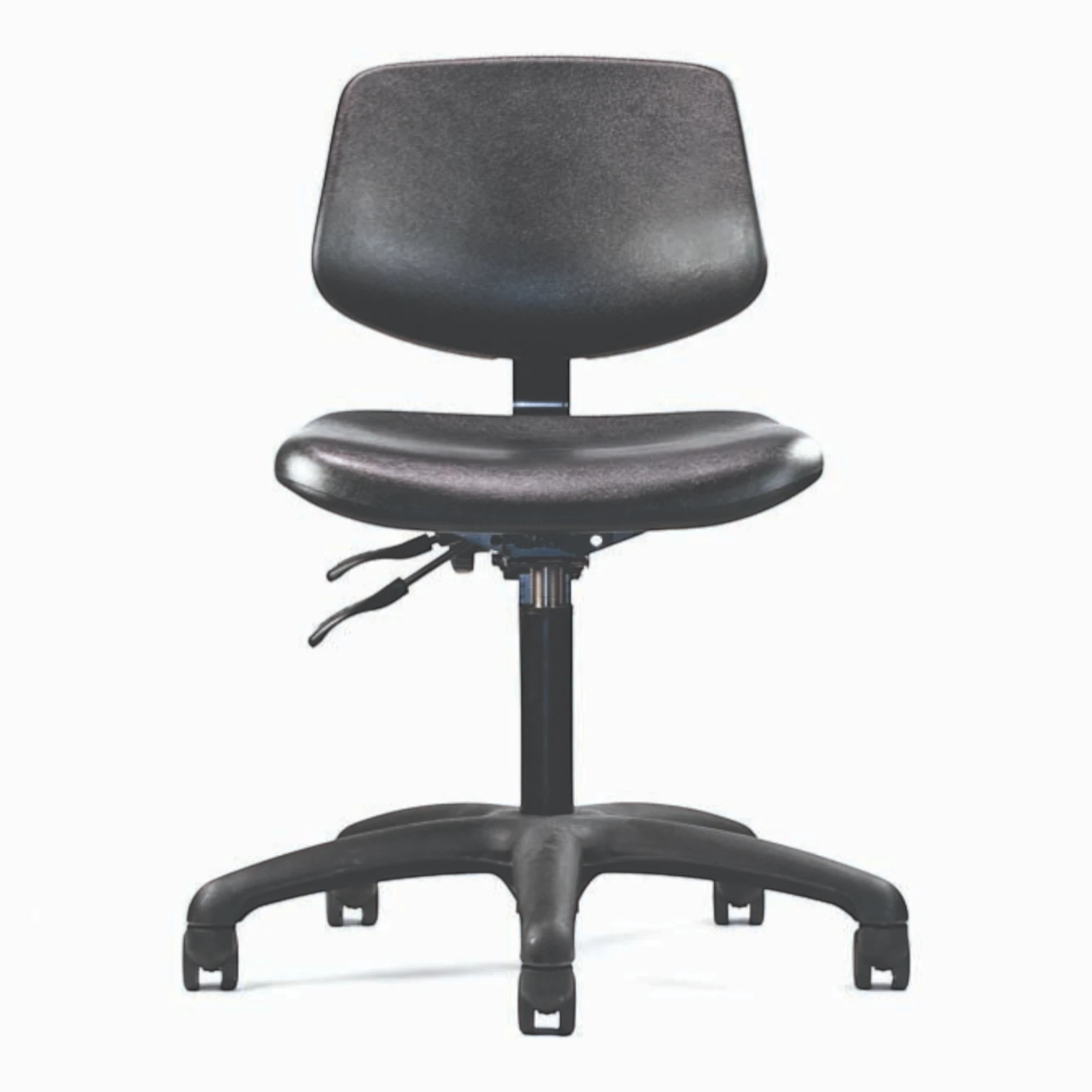 Neutral Posture Graphite Urethane Industrial Stool