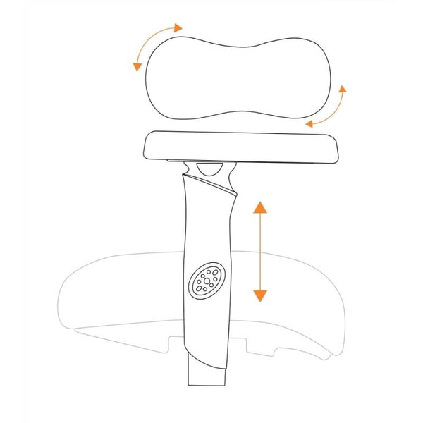 3 - Arm - 360° Swivel w/Oversized Urethane