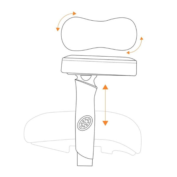 6 - Arm - Oversized Black Vinyl Arm Pads