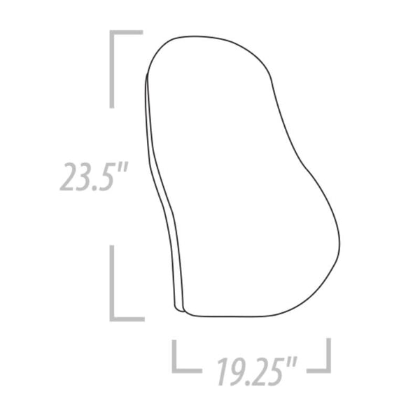 8 - Back - High Back, Moderate Lateral Contour