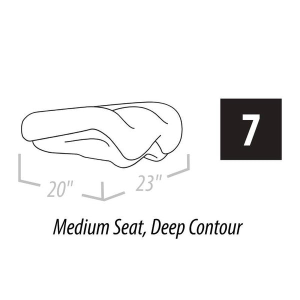 7 - Medium Seat, Deep Contour